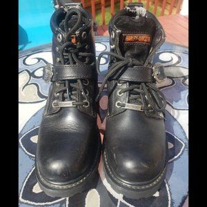 Black  Harley-Davidson Leather Boots